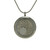Pewter Round Hinged with Pewter Circles