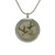 Pewter Round Hinged with Bronze Birds