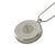 Pewter Round Hinged Dragonfly Pendant