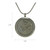 Pewter Round Hinged Butterflies Pendant