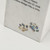 Monumental Memorials Pet Paws Blue Inlay, White