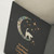 Monumental Memorials Pet Cat Moon Pink Inlay, Black