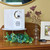 Monumental Memorials Pet Cat Moon Pink Inlay, White