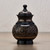 Black Engraved Urn, 40 Cubic Inches