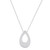 The Grace Teardrop Cremation Necklace in Sterling Silver / Silver - product view 3
