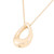The Grace Teardrop Cremation Necklace in Sterling Silver / Gold - product view 3