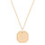 The Melissa Cremation Necklace in Stainless Steel / Gold - product view 1