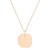 The Melissa Cremation Necklace in Stainless Steel / Gold - product view 3