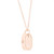 The Melissa Cremation Necklace in Stainless Steel / Rose Gold - product view 2