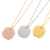 The Melissa Cremation Necklace in Sterling Silver / Gold - product view 4