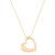 The Audrey Cremation Necklace in Sterling Silver / Gold - product view 1