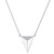 The Poly Cremation Necklace in Sterling Silver / Silver - product view 1
