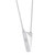 The Poly Cremation Necklace in Sterling Silver / Silver - product view 2