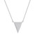 The Poly Cremation Necklace in Sterling Silver / Silver - product view 3