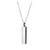 The Pillar Cremation Necklace in Sterling Silver / Silver - product view 1