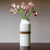 The Chelsea Vase in White / Dark Wood - product view 1