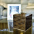 The Murray Urn in Striped Brown - product view 2