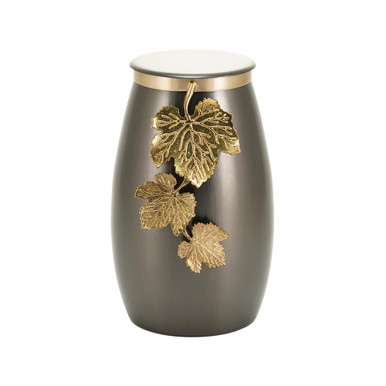 Windsong Leaves Slate/Bronze full-size urn
