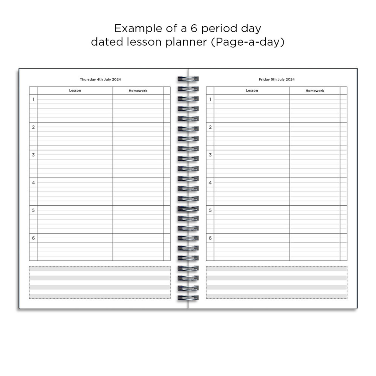 2024 Dated Planner Inserts, Weekly Schedule