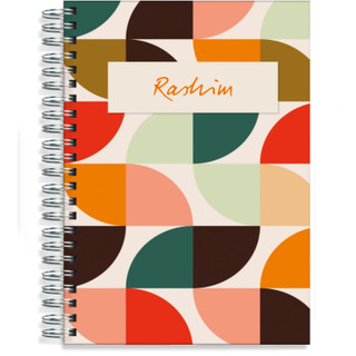A4 Week to View Diary - Geometric