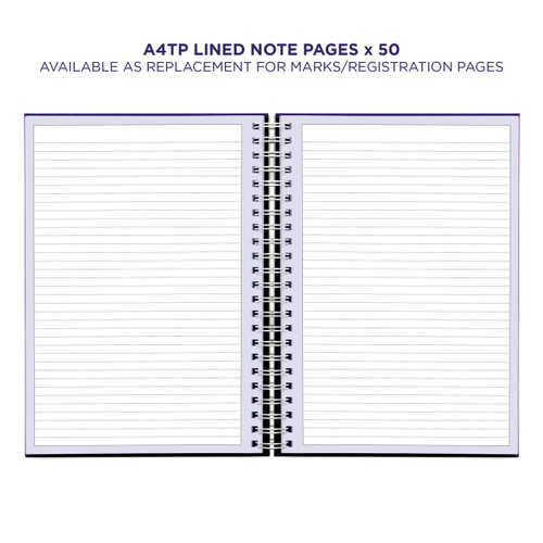 Example pages from a Pirongs Teacher Planner, showing replacement notes pages Example pages from a Pirongs Teacher Planner, showing replacement notes pages