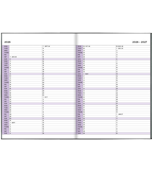 A4 Week to view 2025-2026 A4 Week to view 2025-2026