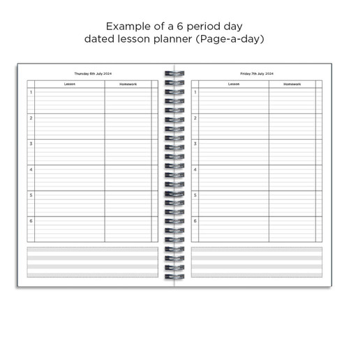 Designer Teacher Planners - Team Colours Designer Teacher Planners - Team Colours