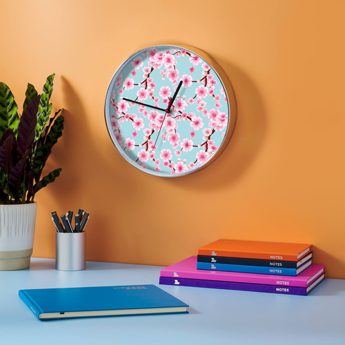 Personalised Designer Clock - Floral Personalised Designer Clock - Floral