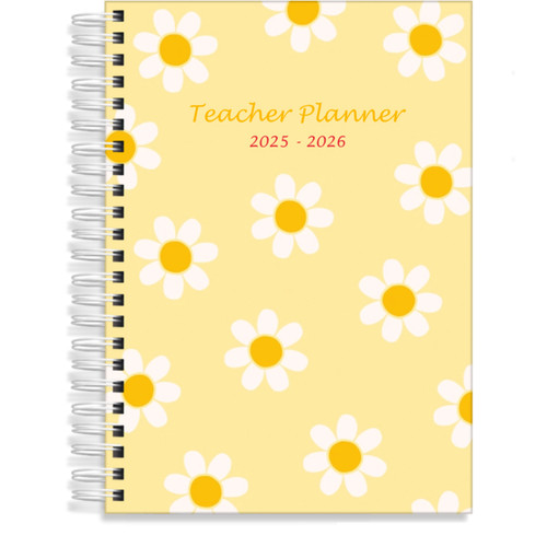 Designer Teacher Planners - Pastel Daisy Designer Teacher Planners - Pastel Daisy