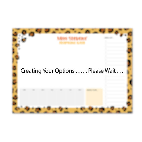 Tear-off Deskpad - Leopard Tear-off Deskpad - Leopard