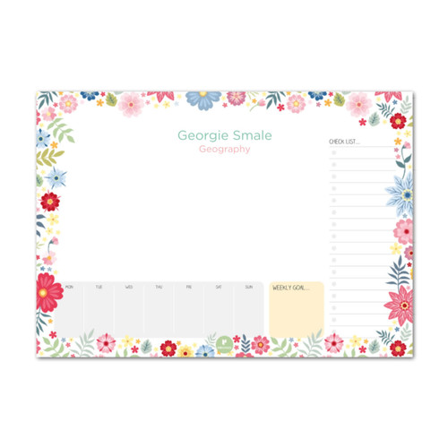 Tear-off Deskpad - Floral Favourites Tear-off Deskpad - Floral Favourites