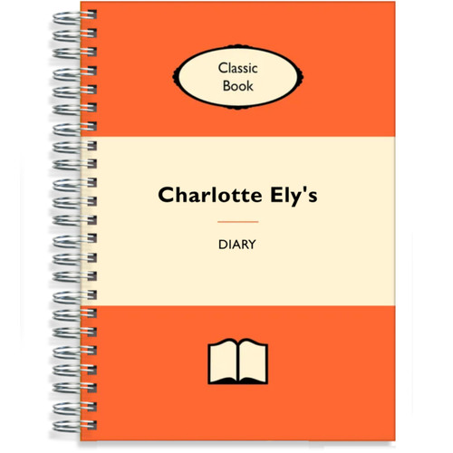 A4 Week to View Diary - Classic Books