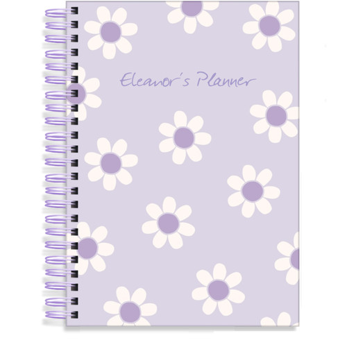 A4 Week to View Diary - Pastel Daisy