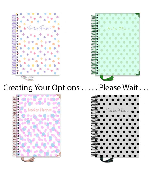 Trainee Teacher Planner - Pastel Polka Party
