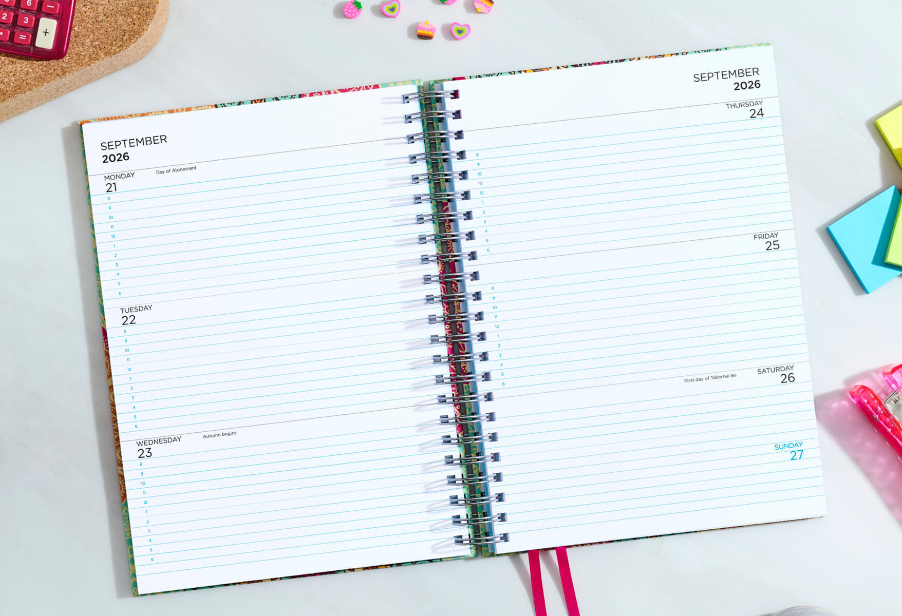 A4 Wirebound Diaries A4 Wirebound Diaries