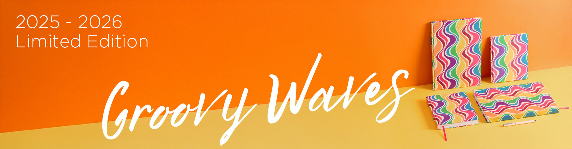 Limited Edition Academic Diaries - Groovy Waves
