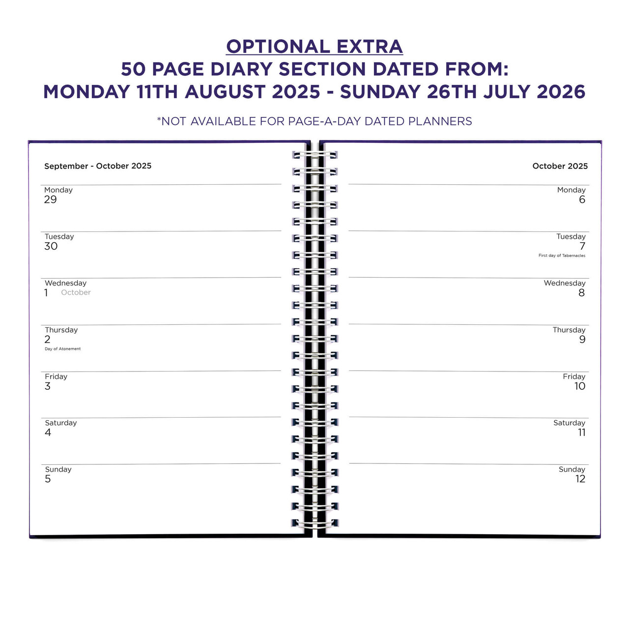 Example pages from a Pirongs Teacher Planner with optional extra of dated diary pages Example pages from a Pirongs Teacher Planner with optional extra of dated diary pages