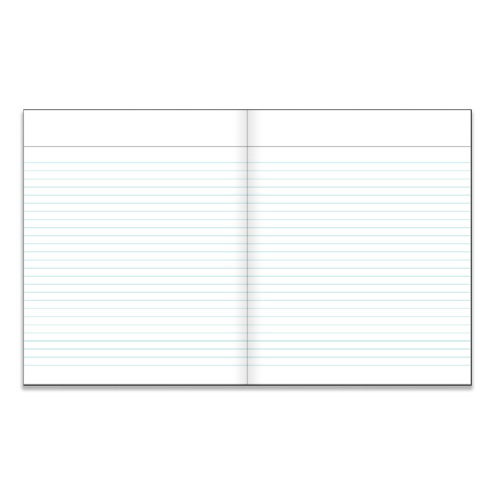 Example pages from a Pirongs standard A5+ week to view diary showing notes pages