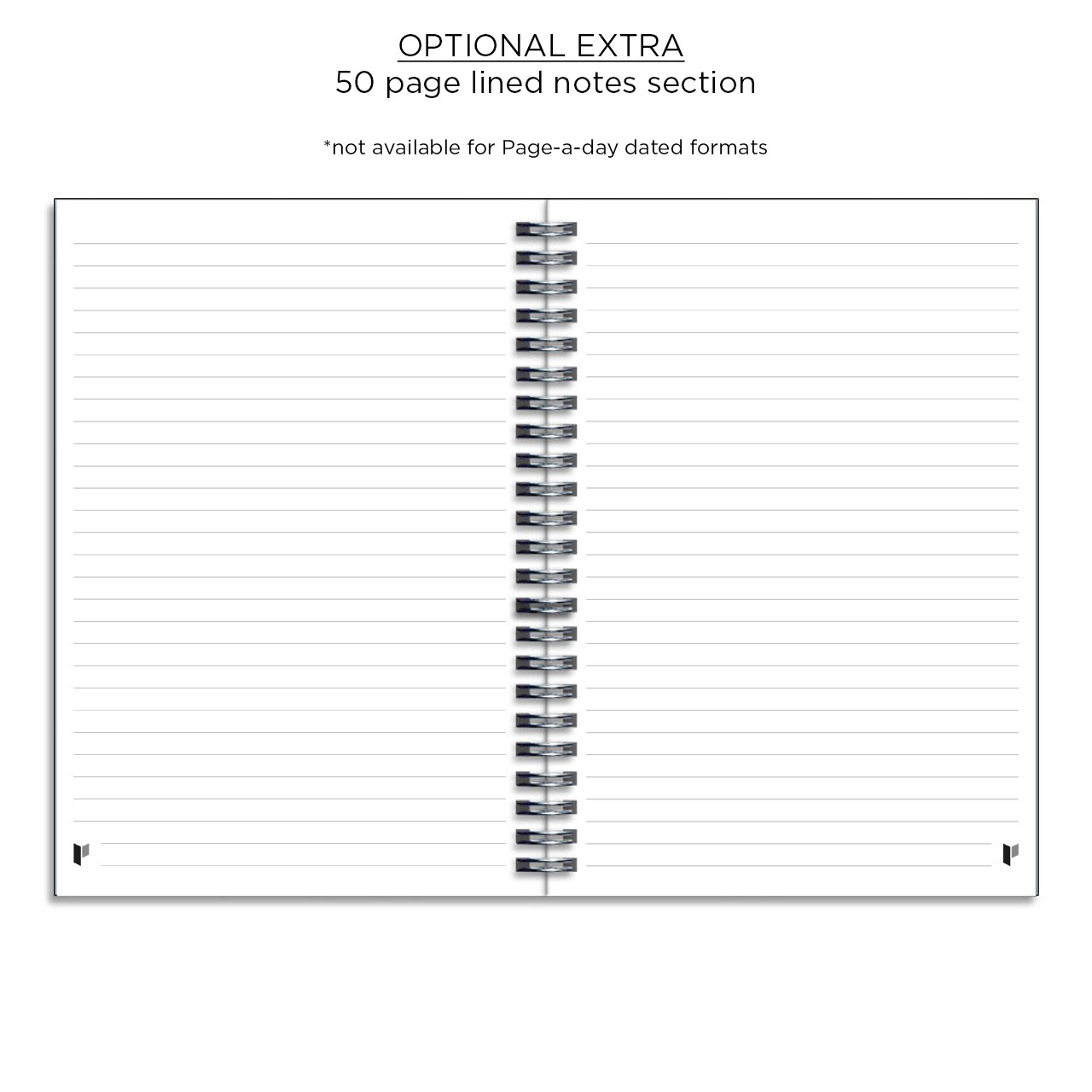 A4 Designer Teacher Planners - Different image front and back 