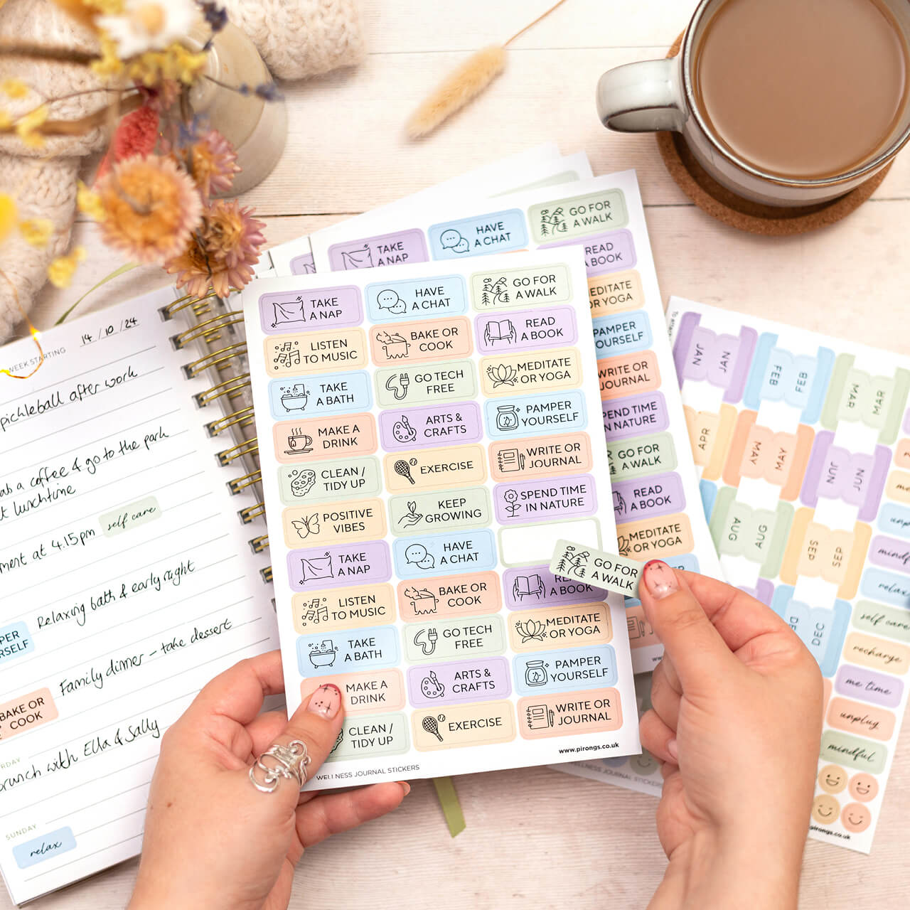 Wellness Sticker Pack Wellness Sticker Pack