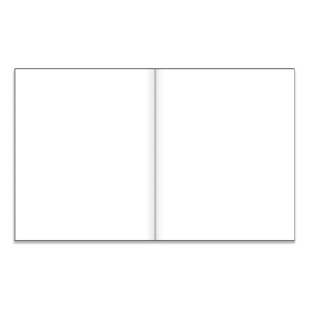 Example pages from a Pirongs standard A5+ page a day diary showing plain pages