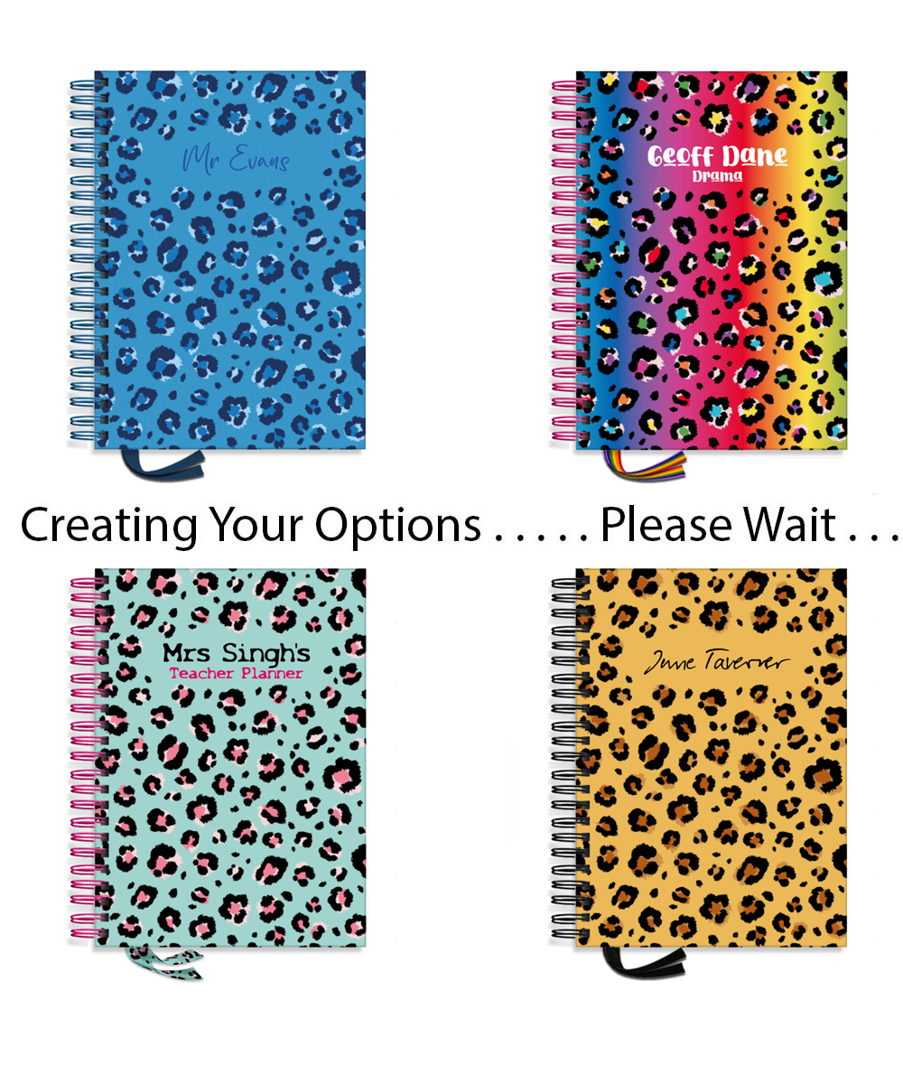 Designer Teacher Planners - Leopard Print