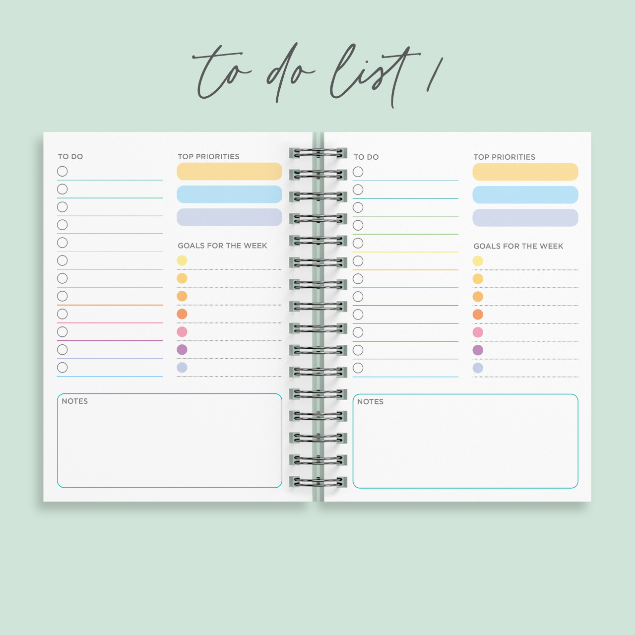 Designer Notebooks - Pastel Polka Party Designer Notebooks - Pastel Polka Party
