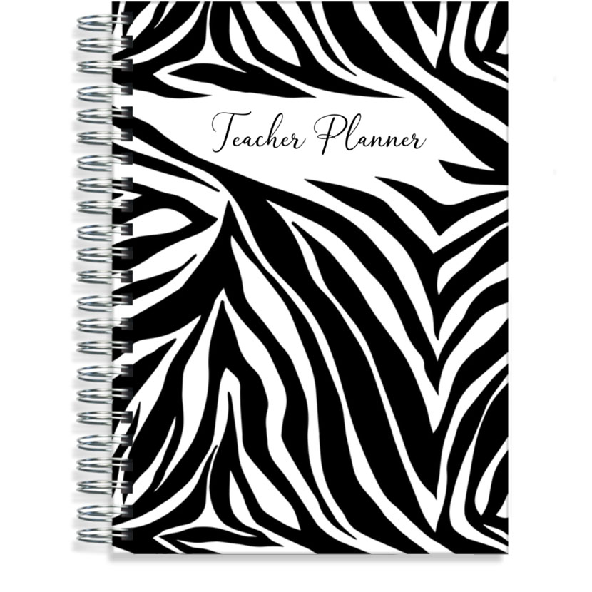 Designer Teacher Planners - Zebra Print