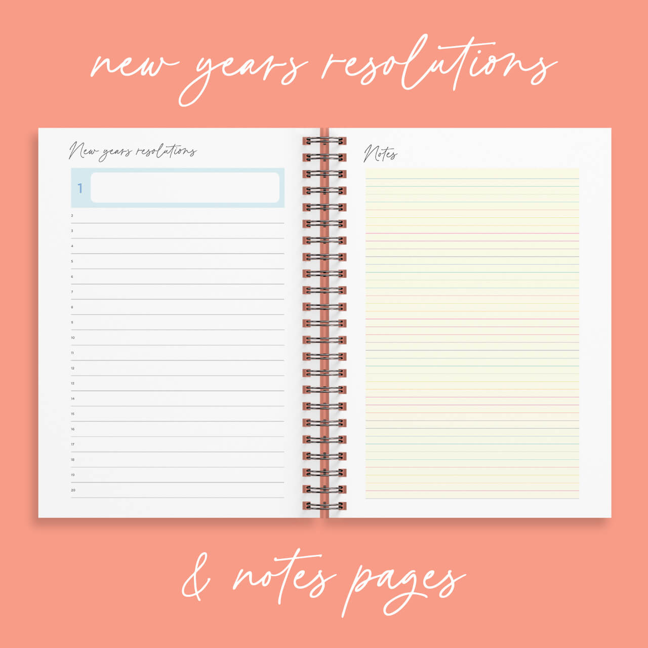 Designer Life Planners - Coloured Marble