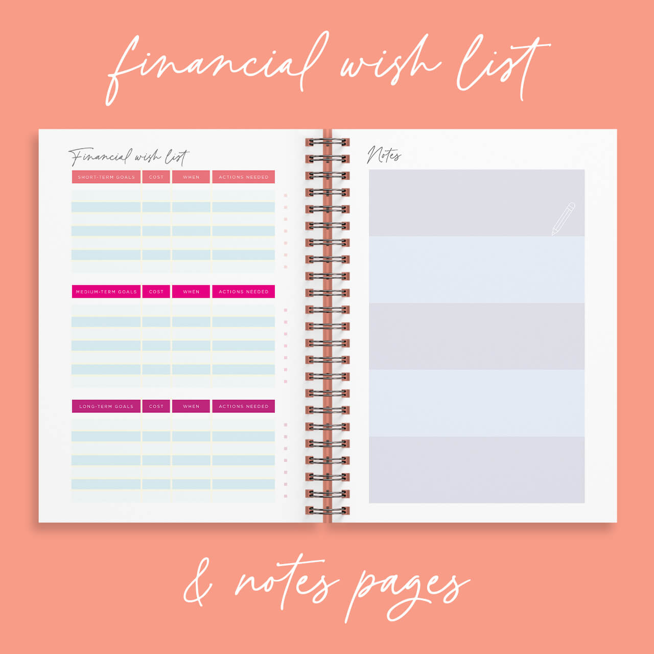 Designer Life Planners - Tiger Print