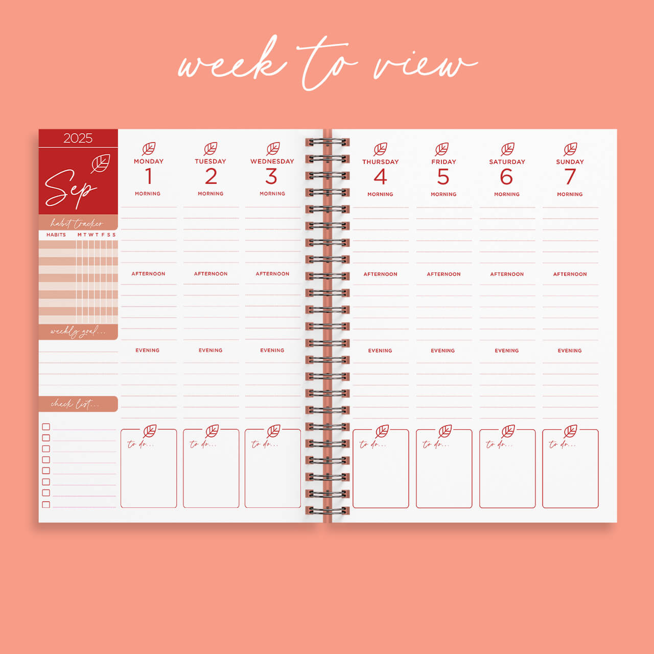 Designer Life Planners - Tiger Print