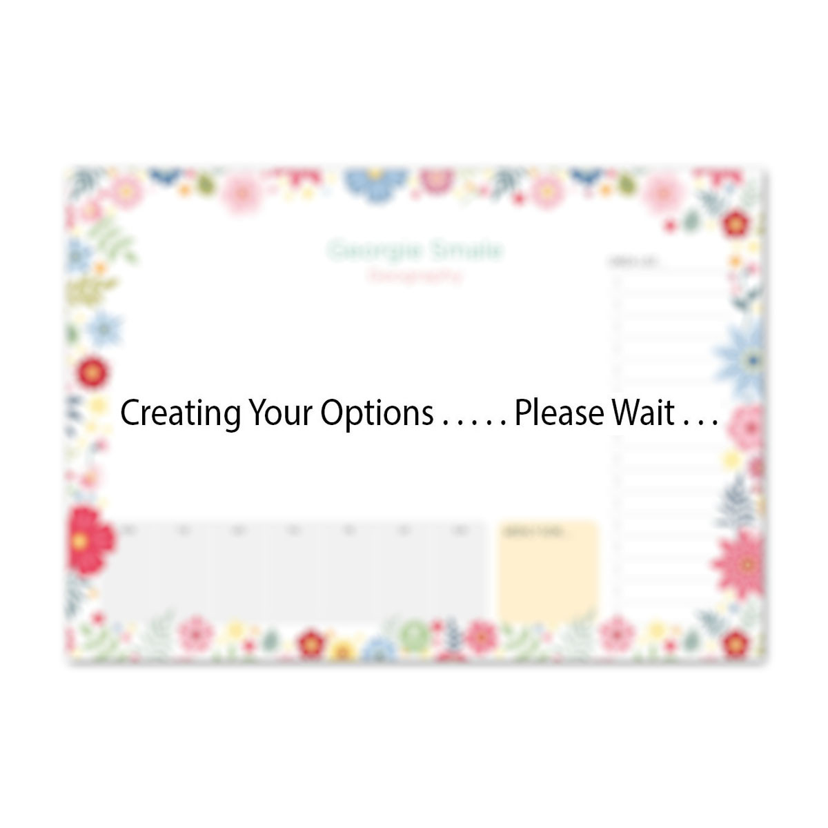 Tear-off Deskpad - Floral Favourites Tear-off Deskpad - Floral Favourites