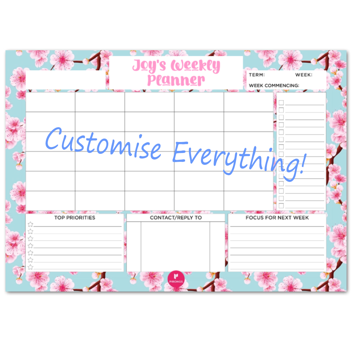 Completely Customisable Tear-off Deskpad - All Designs