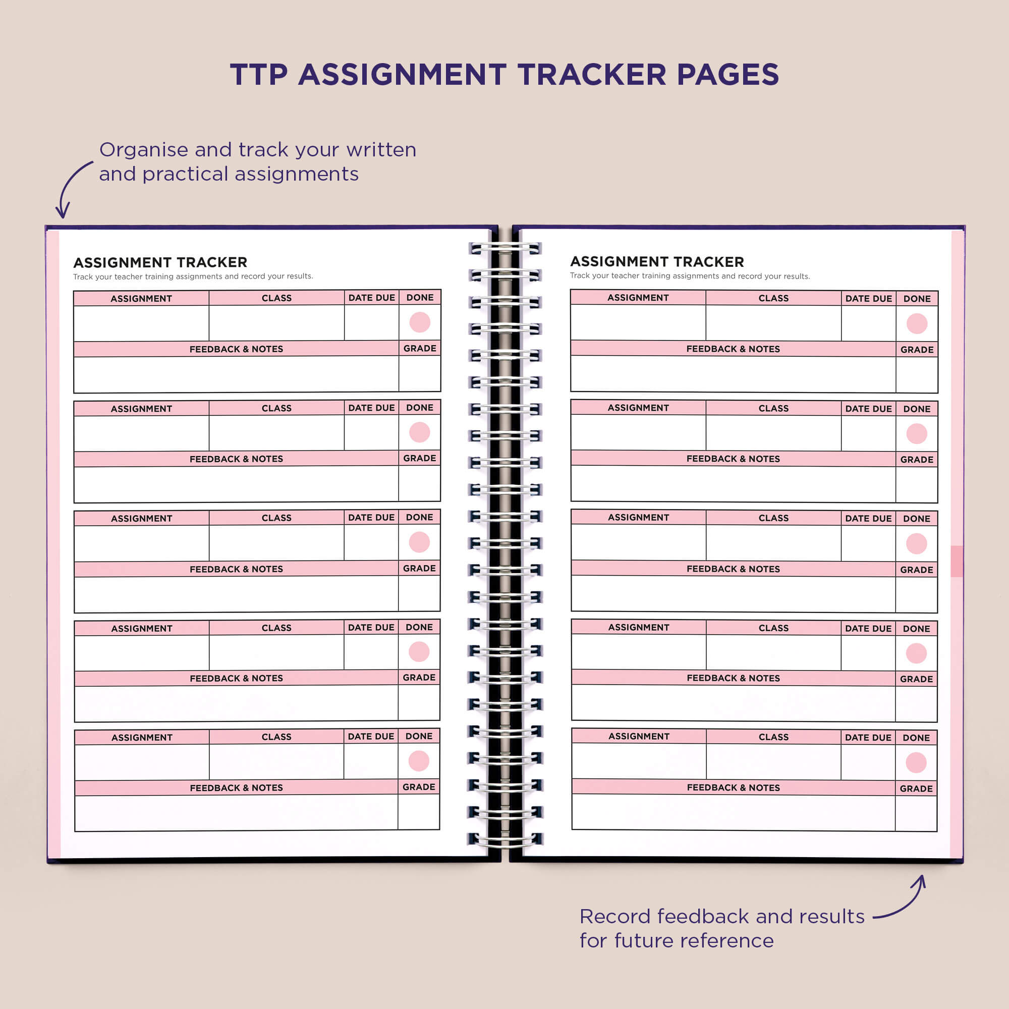 Trainee Teacher Planner - Classic Books